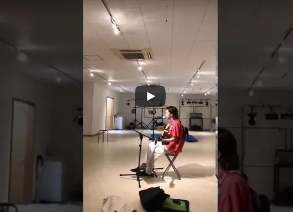 スタジオ使った収録動画の掲載